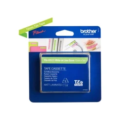 Brother TZeMQG35 - Ruban d'étiquettes auto-adhésives - 1 rouleau (12 mm x 8 m) - fond vert écriture blanche - mat