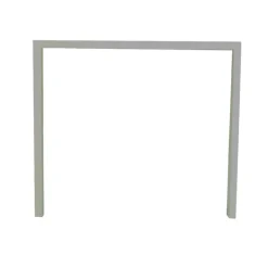 Bureau Bench IRIS - L160 cm - Plan suivant - Pieds aluminium - plateau imitation Chêne gris