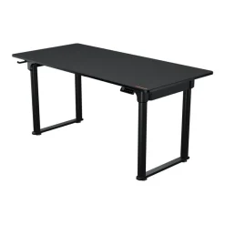Bureau E-GRAV 160 - Bureau gaming assis/debout - réglage électrique - L160 cm - noir