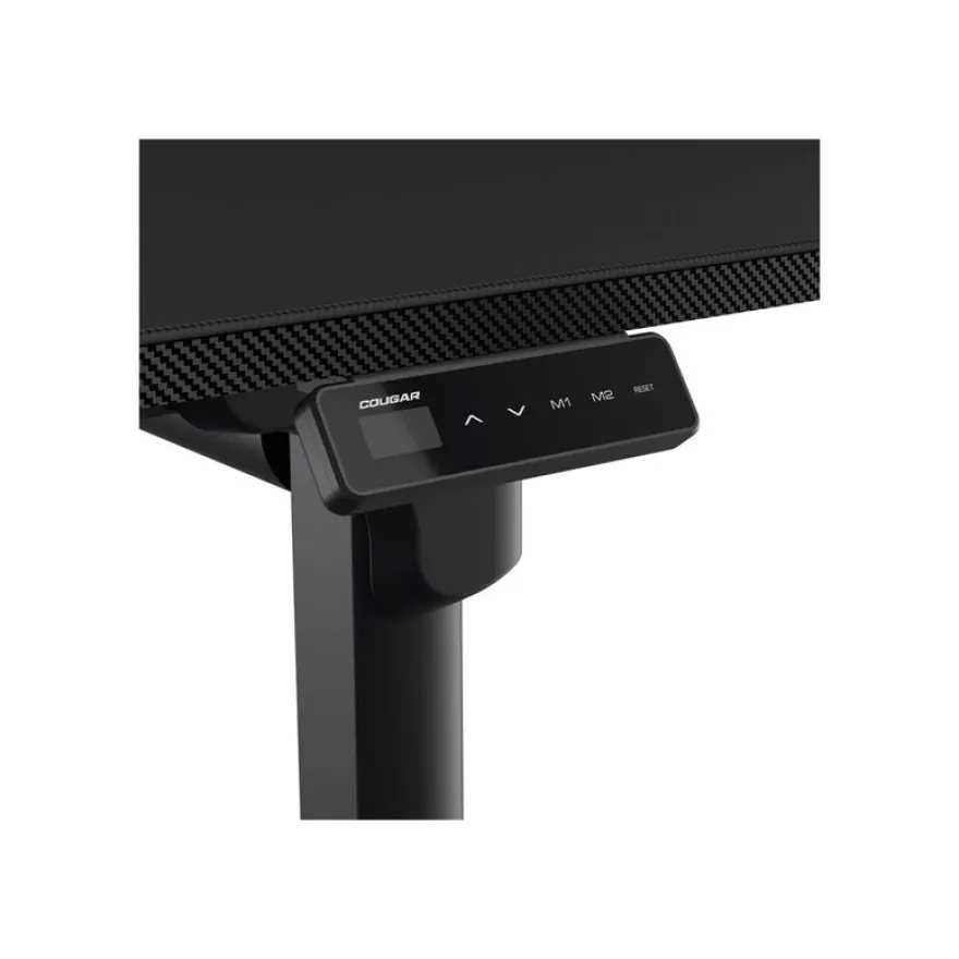 Bureau E-GRAV 180 - Bureau gaming assis/debout - réglage électrique - L180 cm - noir