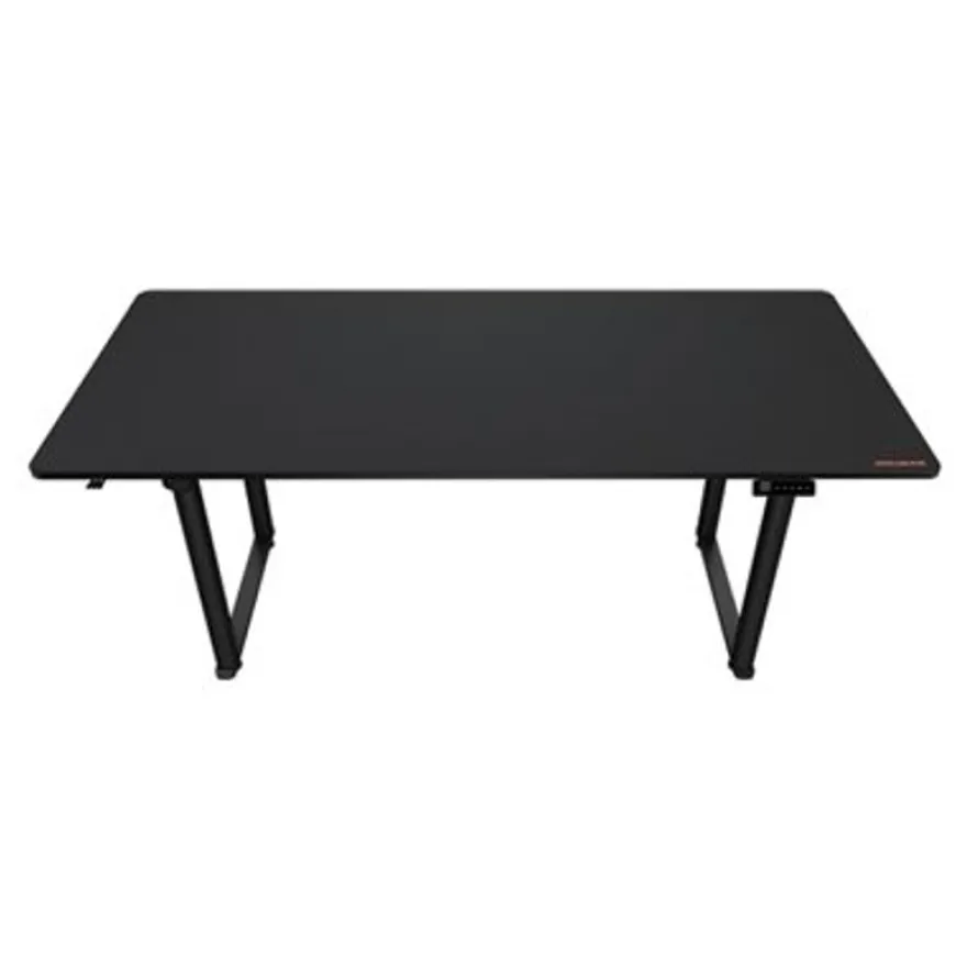 Bureau E-GRAV 180 - Bureau gaming assis/debout - réglage électrique - L180 cm - noir