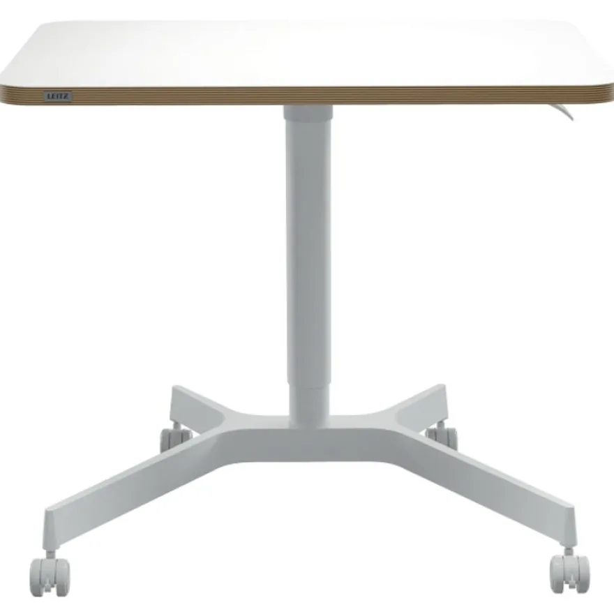 Bureau ERGO - Bureau assis-debout compact - réglable manuel 75-114cm - Blanc