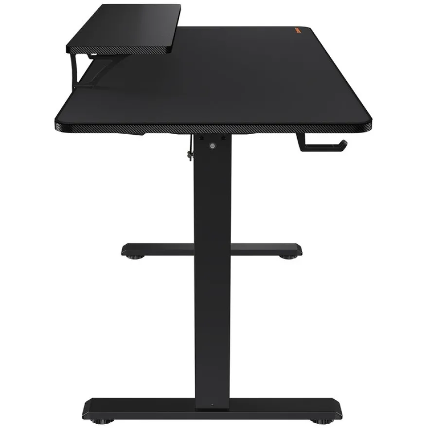 Bureau E-Star 120 - Bureau gaming assis/debout - réglage électrique - L120 cm - noir