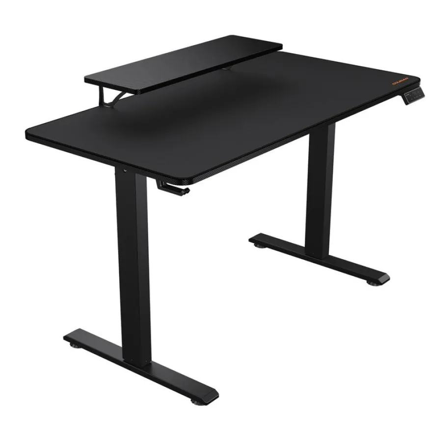 Bureau E-Star 120 - Bureau gaming assis/debout - réglage électrique - L120 cm - noir
