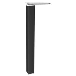 Bureau EXPRIM Manager - L200 x P100 x H72,5 cm - Plateau imitation chêne clair - Pieds carbone