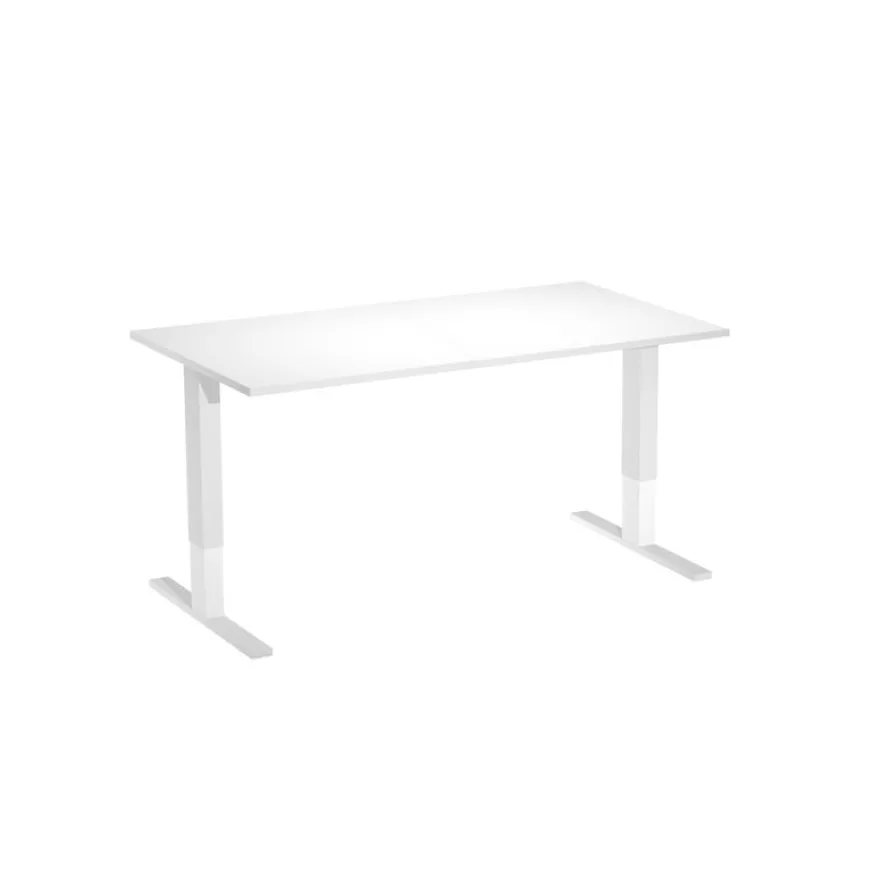 Bureau électrique - L140 - plateau blanc