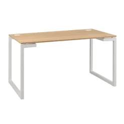 Bureau SUNDAY - 120 cm - Pieds cadre - Chêne