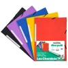 Bureau Vallée Recyclé - 5 Chemises à rabats recyclées - A4 - couleurs assorties