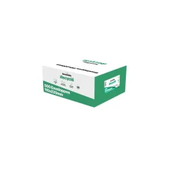 Bureau Vallée Recyclé - 500 Enveloppes - DL 110x220 - 80 g/m² - blanc - fenêtre 45x100 - bande adhésive