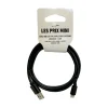 Cable USB 2.0 Type-A/lightning - 1,5 m - noir - LES PRIX MINI