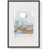 Cadre en plastique verre classique WALTHER "New Lifestyle" 21 x 29,70 cm coloris gold