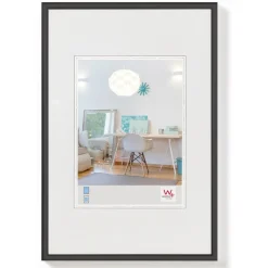 Cadre en plastique verre classique WALTHER "New Lifestyle" 21 x 29,70 cm coloris gold