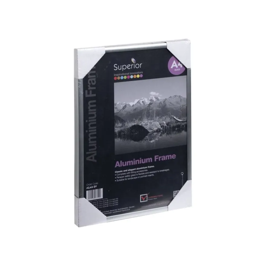 Cadre photo Exacompta - 21 x 29,7 cm (A4) - aluminium
