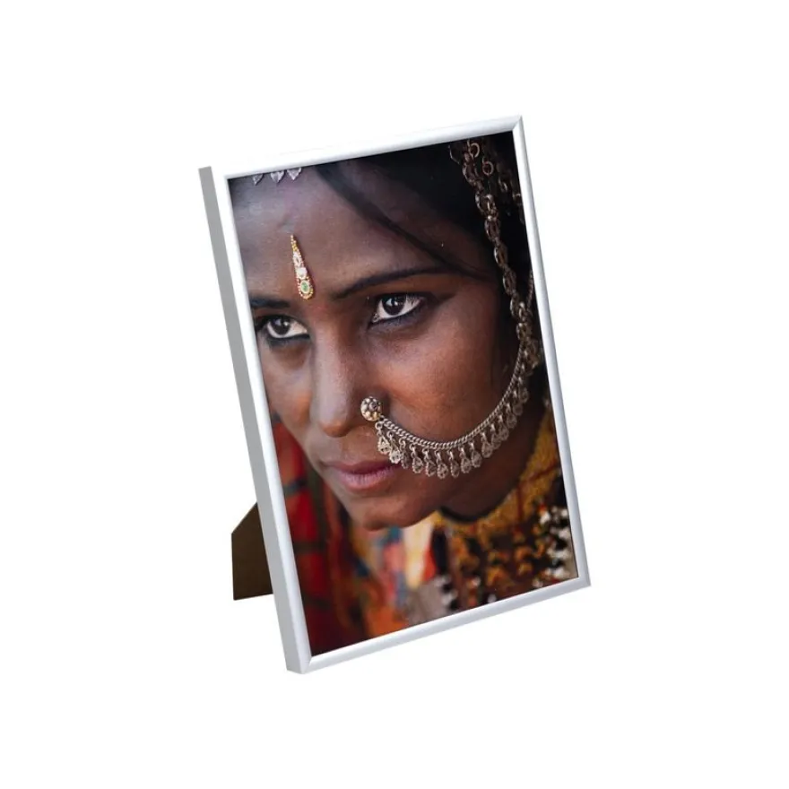 Cadre photo Exacompta - 21 x 29,7 cm (A4) - aluminium