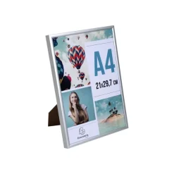 Cadre photo Exacompta - 21 x 29,7 cm (A4) - aluminium