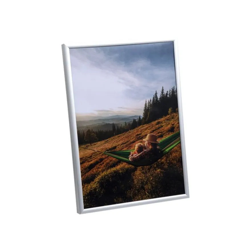 Cadre photo Exacompta - 21 x 29,7 cm (A4) - aluminium