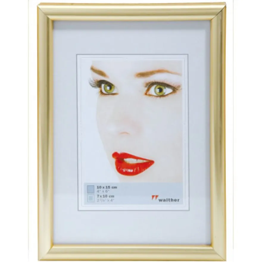Cadre photo Galeria WALTHER - 10 x 15 cm - Or