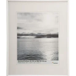 Cadre photo plastique WALTHER "Galeria" pour photo 28 x 35 cm coloris blanc