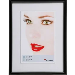 Cadre photo plastique WALTHER "Galeria" pour photo 10 x 15 cm coloris noir