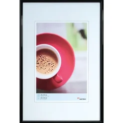 Cadre photo plastique WALTHER "Galeria" pour photo 28 x 35 cm coloris noir