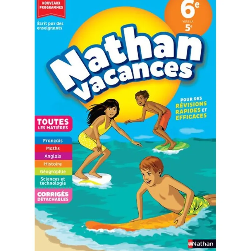 Cahier - de - Vacances - College - 6E - vers - 5E