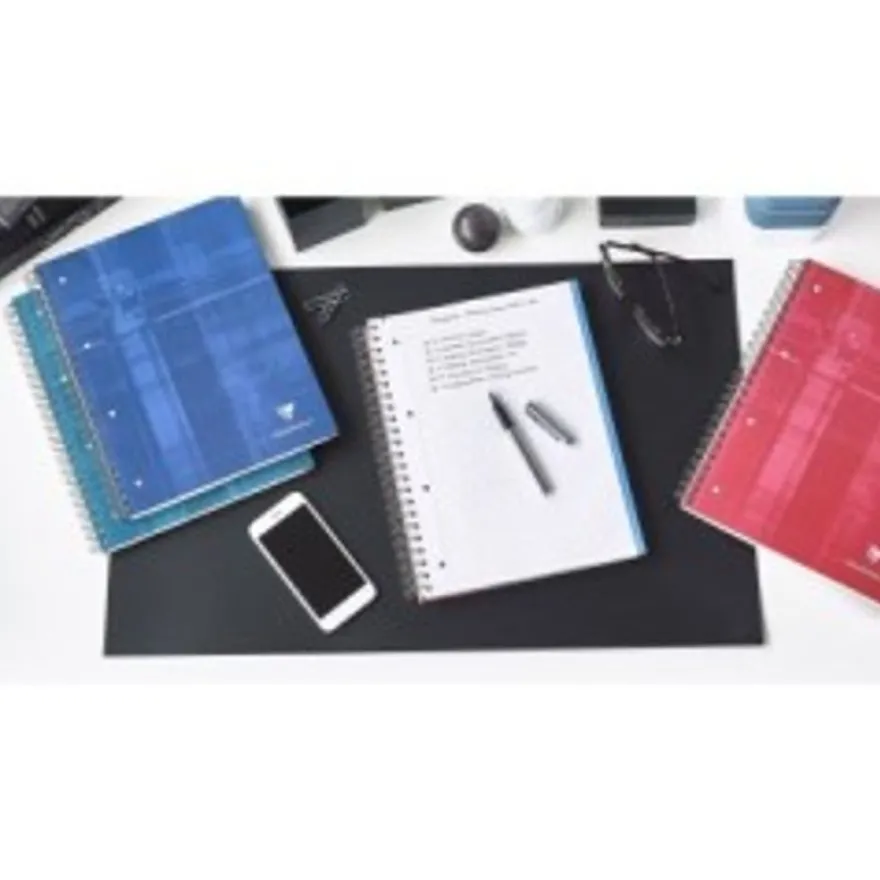 Cahier Bind'O Block Clairefontaine - A4 – 240 Pages - Quadrillage 5x5 - Papier 90 g/m² - Couverture Rigide
