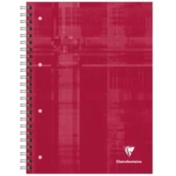 Cahier Bind'O Block Clairefontaine - A4 – 240 Pages - Quadrillage 5x5 - Papier 90 g/m² - Couverture Rigide
