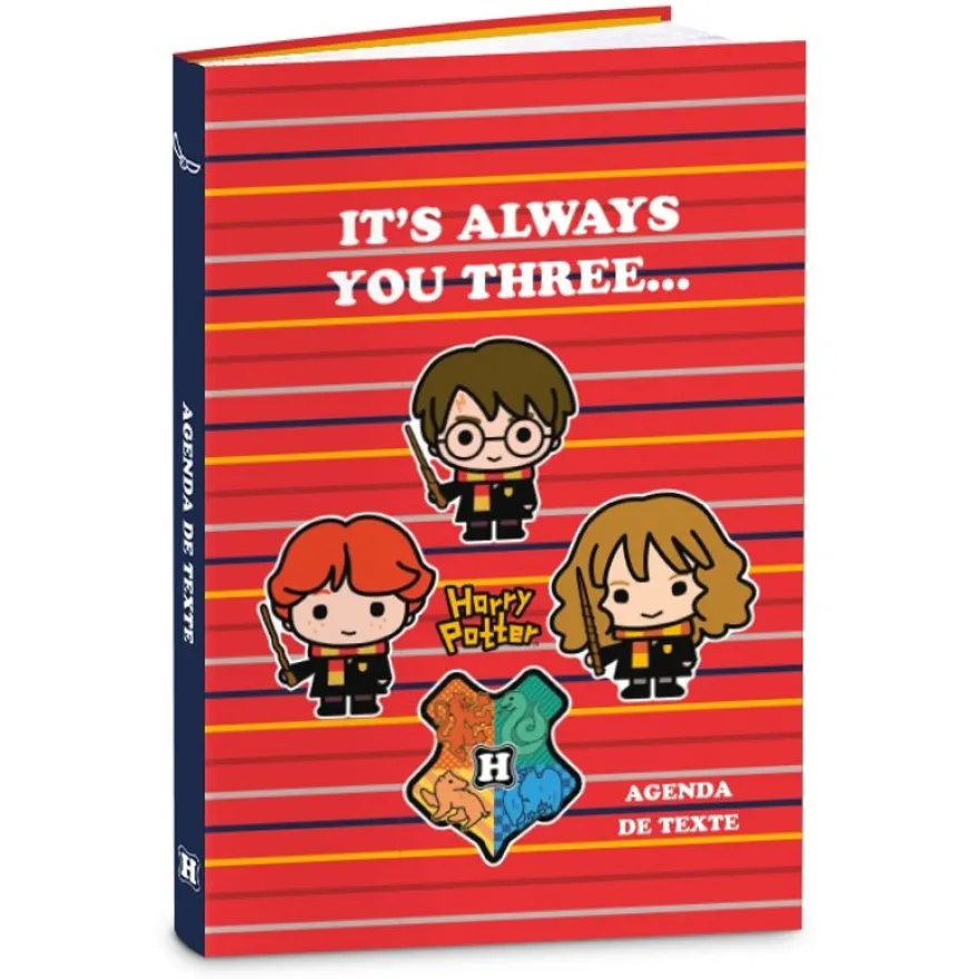 Cahier de texte HARRY POTTER CHIBI- 15x21 cm- 2 modèles au choix- Kid'Abord