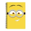 Cahier de texte Les Minions - 18x22 cm - jaune - Bagtrotter