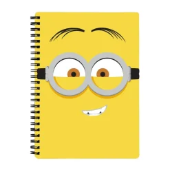 Cahier de texte Les Minions - 18x22 cm - jaune - Bagtrotter
