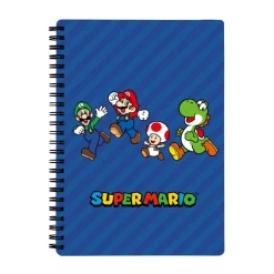 Cahier de texte Super Mario - 18x22 cm - bleu - Bagtrotter
