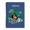 Cahier de texte Vaiana - 18x22 cm - bleu - Bagtrotter