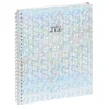 Cahier de textes à spirale Holographik - 17 x 22 cm - diamant - Exacompta