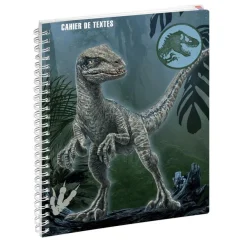 Cahier de textes à spirale Jurassic World - 17 x 22 cm - disponible dans différents visuels - Exacompta