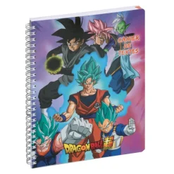 Cahier de textes à spirale Dragon Ball S - 17 x 22 cm - rose - Exacompta