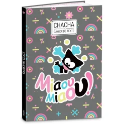 Cahier de textes Chacha - 15 x 21 cm - 2 modèles disponibles - Kid'Abord