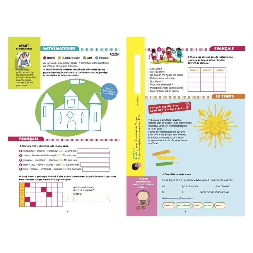 Cahier de vacances 2026 - Les incollables - CM1 au CM2 - 9/10 ans