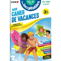 Cahier de vacances 2026 - Les incollables - CM2 à 6e - 10/11 ans