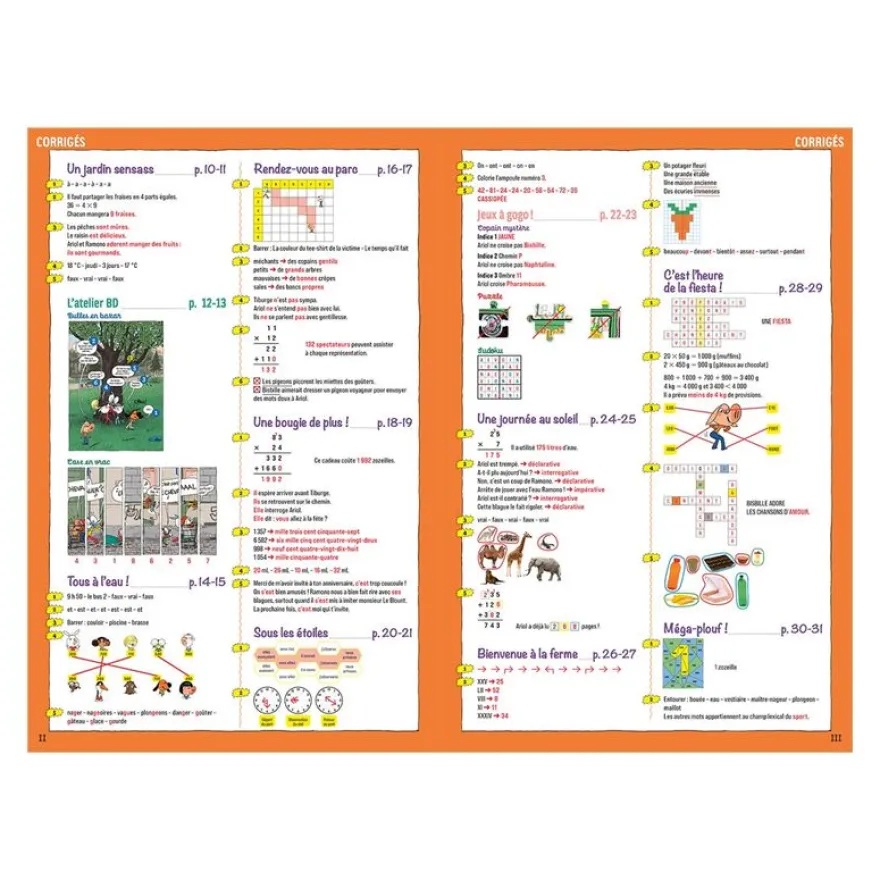 Cahier de vacances 2025 Ariol - Les Incollables - CE2 - CM1 - livre d'exercices