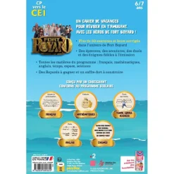 Cahier de vacances 2026 Fort Boyard - Les incollables - CP au CE1 - 6/7 ans