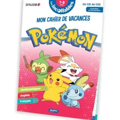 Cahier de vacances 2026 Pokémon - Les incollables - CE1 au CE2 - 7/8 ans