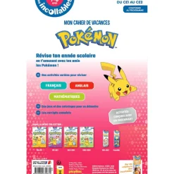 Cahier de vacances 2026 Pokémon - Les incollables - CE1 au CE2 - 7/8 ans