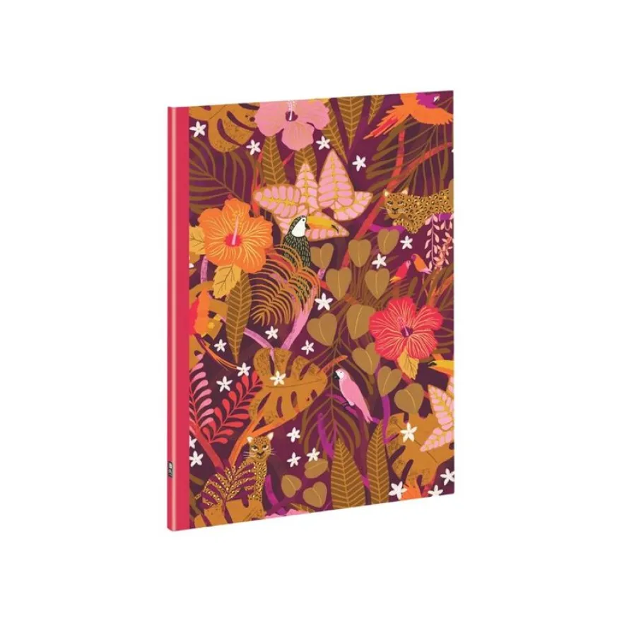 Cahier Premium BLUE ART "Tropicale" - CLEMZILLU - TROPIQUE FANTASTIQUE 14,8*21cm