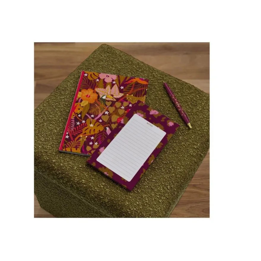 Cahier Premium BLUE ART "Tropicale" - CLEMZILLU - TROPIQUE FANTASTIQUE 14,8*21cm