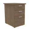 Caisson HT bureau - steely/stelly manager - Profondeur 60 cm - noyer - top noyer