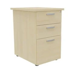 Caisson HT bureau - steely/stelly manager - Profondeur 60 cm - erable - top erable