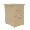 Caisson HT bureau - steely/stelly manager - Profondeur 60 cm - chene - top chene