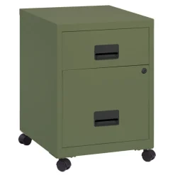 Caisson mobile - 2 tiroirs - kaki