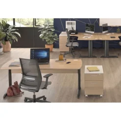 Caisson mobile JAZZ+ - Profondeur 60 cm - 3 tiroirs - Hêtre