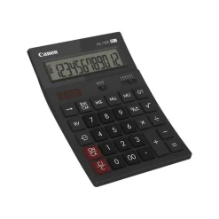Calculatrice de bureau Canon AS-1200 - 12 chiffres - alimentation batterie et solaire